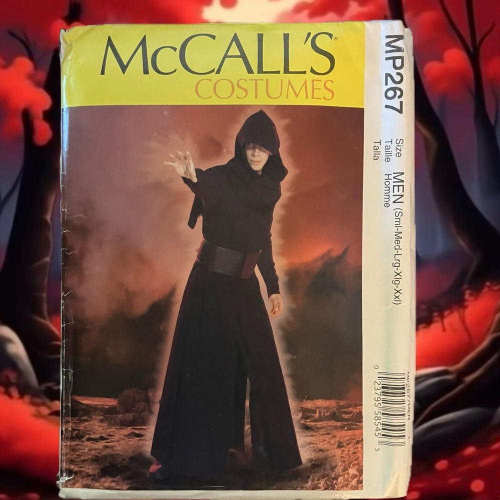 McCall’s Men’s Gothic Hooded  Costume Pattern
